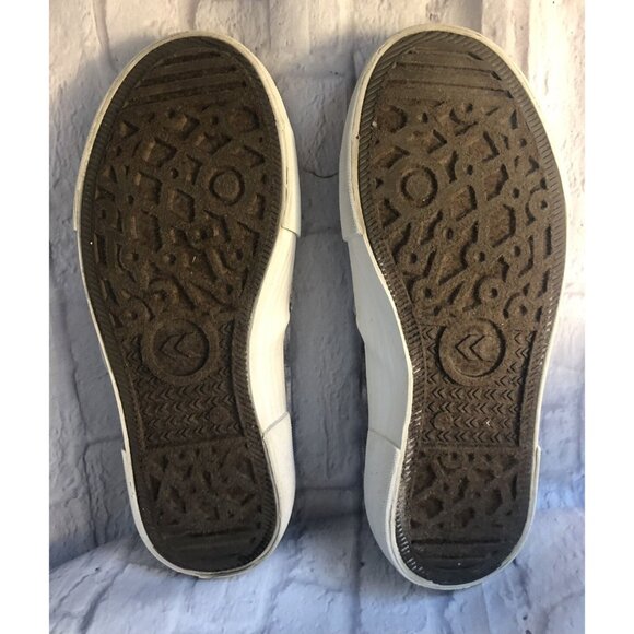 Grey Plush Velour Slip Ons Size 1 - Picture 5 of 6